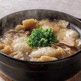 とろろ団子ときのこの鍋